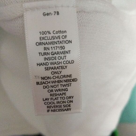 NWT Quacker Factory whimsical floral print rhinestone cotton cardigan size Med - Picture 5 of 8